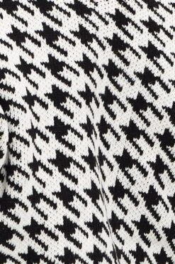 Check Knit Cardigan Long Sleeve Crop Relaxed -Women Clothing Shop basic cardigan check knit cardigan long sleeve crop relaxed 32966440452289