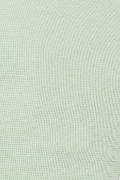 Green Crop Cardigan Short Sleeve Waffle -Women Clothing Shop basic cardigan green crop cardigan short sleeve waffle 32965159813313