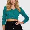 Multi Knit Cardigan Long Sleeve Crop Round Neck -Women Clothing Shop basic cardigan multi knit cardigan long sleeve crop round neck 32965133107393