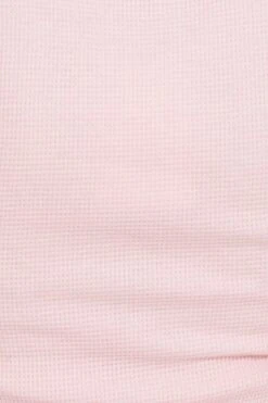 Pink Crop Cardigan Short Sleeve Waffle -Women Clothing Shop basic cardigan pink crop cardigan short sleeve waffle 32967232422081