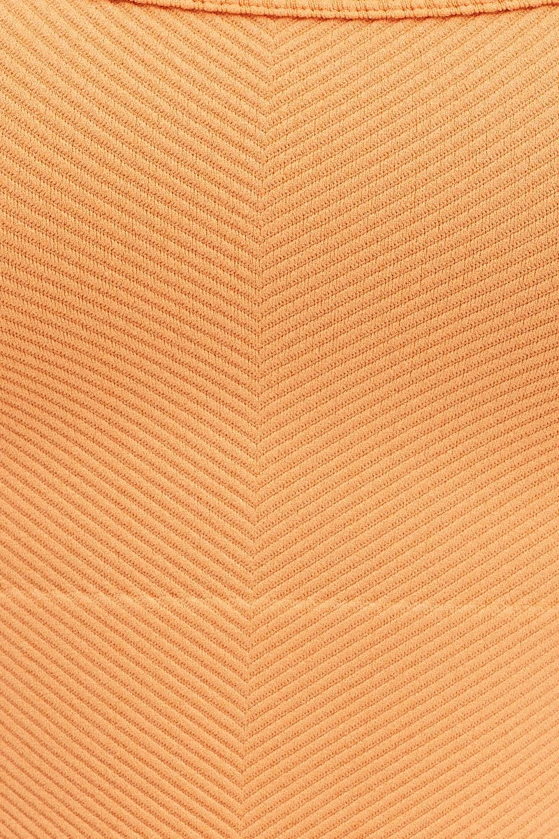 Orange Bralette Seamless Rib 8 Orange Bralette Seamless Rib - Image 6