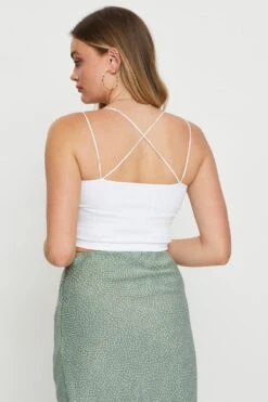 White Bralette Top Seamless Crop -Women Clothing Shop bralette white bralette top seamless crop 32964906549441