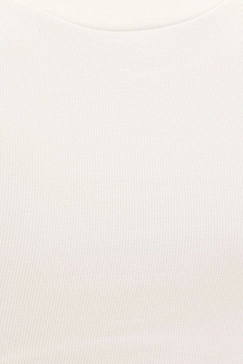 White T Shirt Short Sleeve Crew Neck 8 White T Shirt Short Sleeve Crew Neck - Image 6