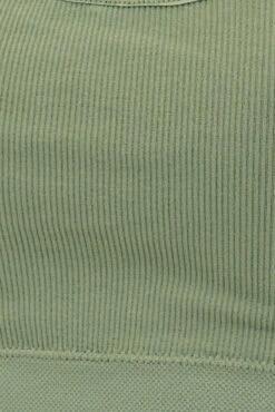 Green Bralette Top Seamless 13 Green Bralette Top Seamless -Women Clothing Shop bs1039 39j wash khaki 6