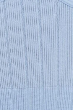 Blue Top Sleeveless Seamless -Women Clothing Shop bs1702 84jb sky blue 6