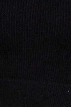 Black Collar Top Short Sleeve Seamless -Women Clothing Shop bs1908 39j black 6