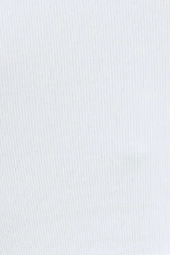 White Top Long Sleeve Roll Up Neck Seamless -Women Clothing Shop bs2059 39j white 6