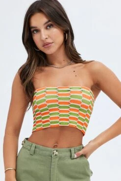 Multi Bandeau Top Seamless -Women Clothing Shop bs2075 39jb multi 3