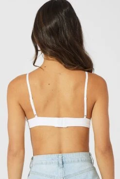 White Bralette Seamless -Women Clothing Shop bs2140 39j white 3