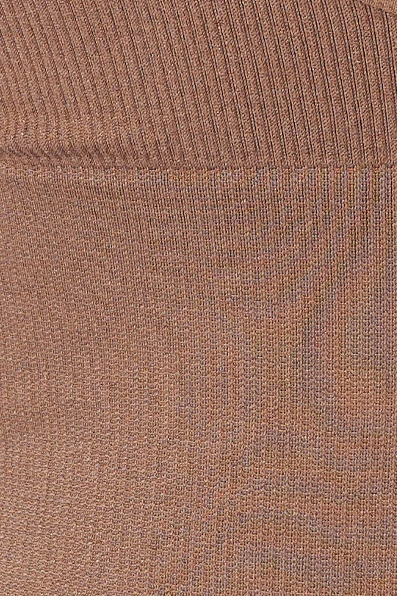 Brown Bralette Round Neck Seamless 8 Brown Bralette Round Neck Seamless - Image 6