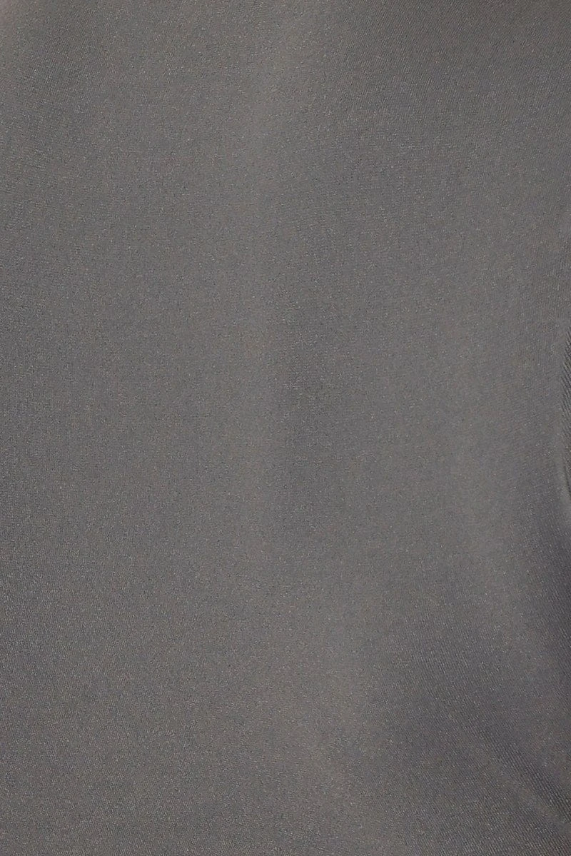 Grey Bodysuit Short Sleeve Crew Neck Supersoft 8 Grey Bodysuit Short Sleeve Crew Neck Supersoft - Image 6