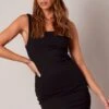 Black Dress Sleeveless Scoop Neck Supersoft -Women Clothing Shop bs3007a 84j black 1