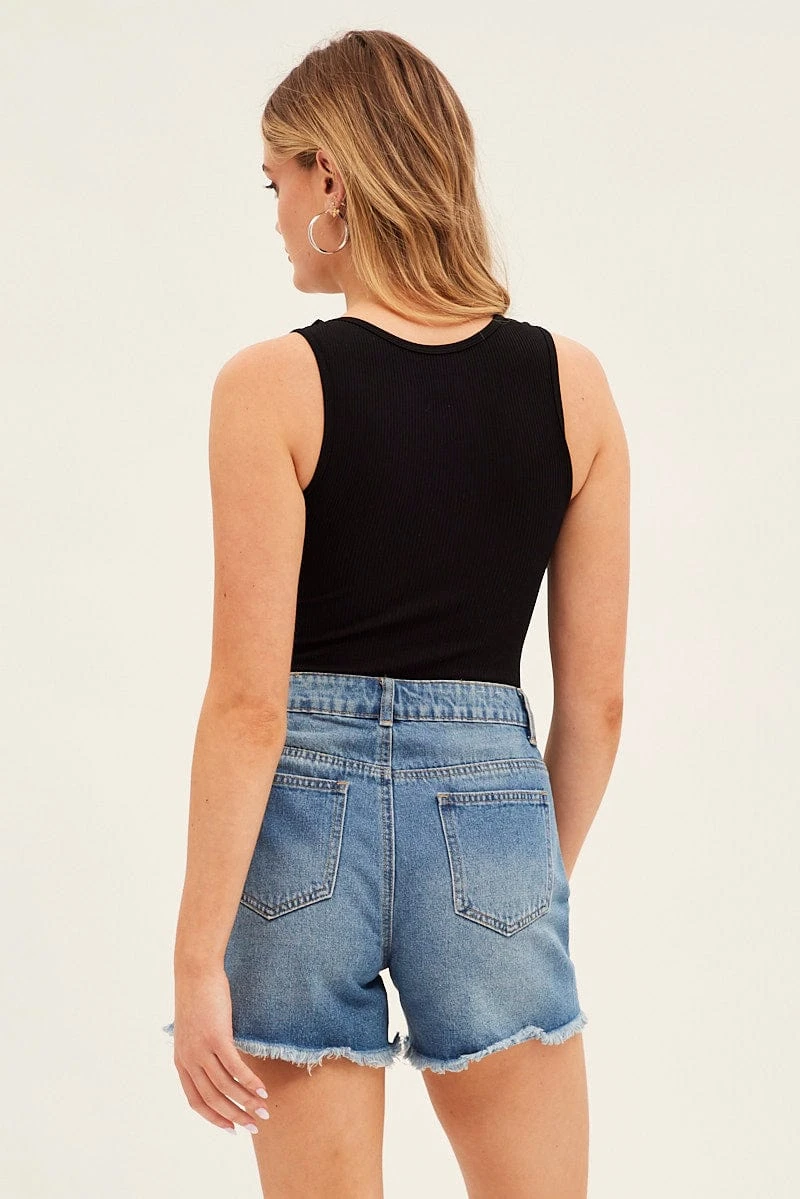 Black Bodysuit Seamless Sleeveless 7 Black Bodysuit Seamless Sleeveless - Image 5