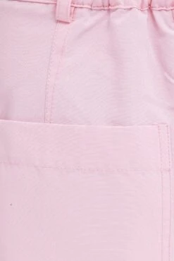 Pink Cargo Pants Mid-Rise Wide Leg Parachute -Women Clothing Shop bt0055 34cb candy pink 6