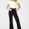 Black Wide Leg Pants High Rise Workwear -Women Clothing Shop bt1332 38pb black 1