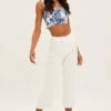 White Cropped Pant High Waisted -Women Clothing Shop bt1395 43nb white 1