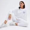 White Track Pants High Rise Jogger -Women Clothing Shop bt2102jx 84p white 1