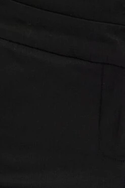 Black Slim Pants High Rise Belted Workwear -Women Clothing Shop bt2292 38pb black 6