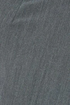 Grey Wide Leg Pants Turn Down Waist Low Rise -Women Clothing Shop bt2621 38pb charcoal 6