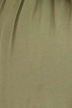 Green Wide Leg Pants High Rise Cargo -Women Clothing Shop bt2851 38pb khaki 6