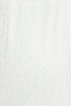 White Wide Leg Pants High Rise Textured Fabric -Women Clothing Shop bt3059x 47pk white 6