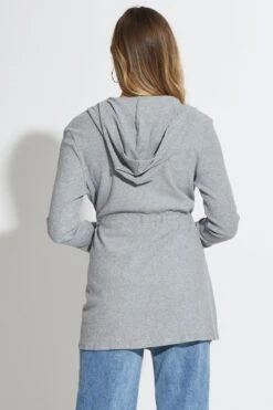 Grey Knit Cardigan Long Sleeve -Women Clothing Shop c s hoodie cardigan grey knit cardigan long sleeve 33006710784193