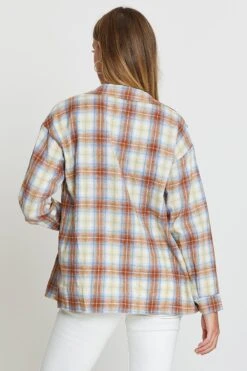 Check Oversized Shacket Long Sleeve Collared -Women Clothing Shop coat check oversized shacket long sleeve collared 32966594199745