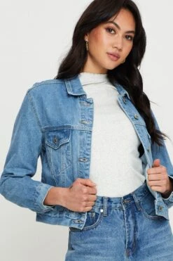 Blue Demin Jacket Long Sleeve 11 Blue Demin Jacket Long Sleeve -Women Clothing Shop denim jacket blue demin jacket long sleeve 33007084863681