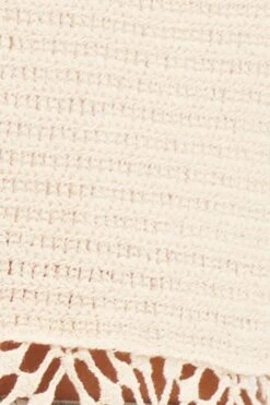 Beige Crochet Cardigan Short Sleeve Tie Up -Women Clothing Shop fitted cardigan nude crochet cardigan short sleeve tie up 32981000028353