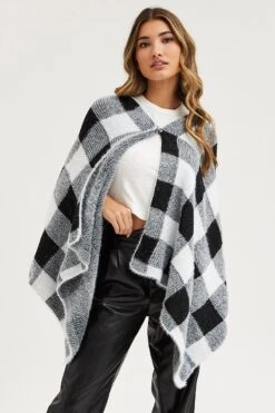 Mono Print Knit Cardigan Long Sleeve Longline 10 Mono Print Knit Cardigan Long Sleeve Longline -Women Clothing Shop hoodie cardigan mono print knit cardigan long sleeve longline 32967227408577