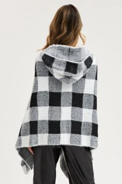 Mono Print Knit Cardigan Long Sleeve Longline 12 Mono Print Knit Cardigan Long Sleeve Longline -Women Clothing Shop hoodie cardigan mono print knit cardigan long sleeve longline 32967227474113