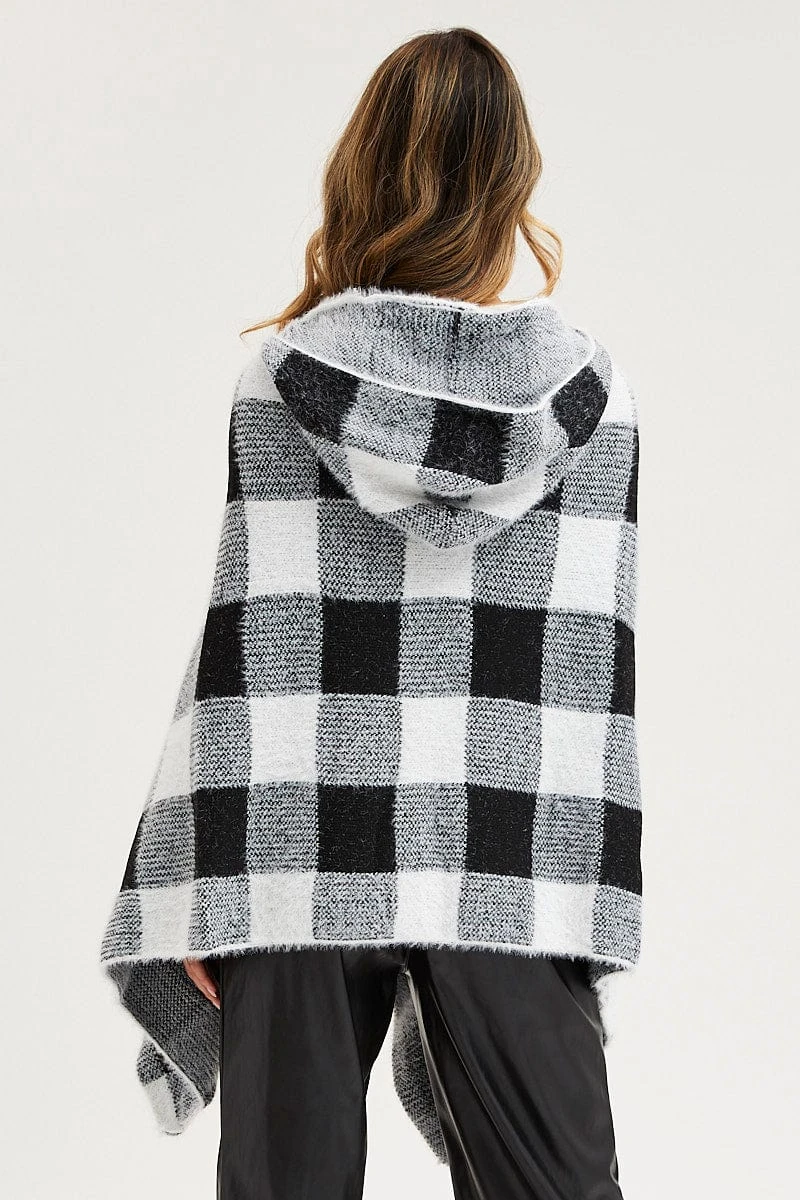 Mono Print Knit Cardigan Long Sleeve Longline 7 Mono Print Knit Cardigan Long Sleeve Longline - Image 5