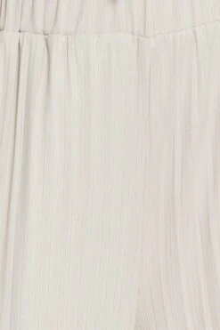 Beige Ribbed Pants High Rise Wide Leg 12 Beige Ribbed Pants High Rise Wide Leg -Women Clothing Shop hw culotte camel ribbed pants high rise wide leg 32964977131713