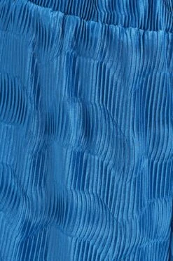 Blue Plisse Pants Wide Leg High Rise -Women Clothing Shop hw wide leg pant blue plisse pants wide leg high rise 32965055676609