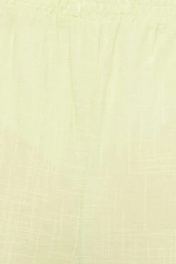 Yellow Linen Blend Elastic Side Slit Wide Leg Pants 19 Yellow Linen Blend Elastic Side Slit Wide Leg Pants -Women Clothing Shop hw wide leg pant green linen blend elastic side slit wide leg pants 32886731997377