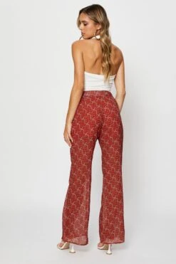 Print Pants Flare Leg -Women Clothing Shop hw wide leg pant print pants flare leg 32964969103553