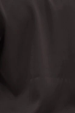 Black Satin Long Sleeve Collared Chain-Link Front Jacket -Women Clothing Shop jacket black satin long sleeve collared chain link front jacket 32966599540929