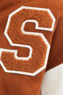 Brown Oversized Jacket Long Sleeve -Women Clothing Shop jacket brown oversized jacket long sleeve 32966602195137