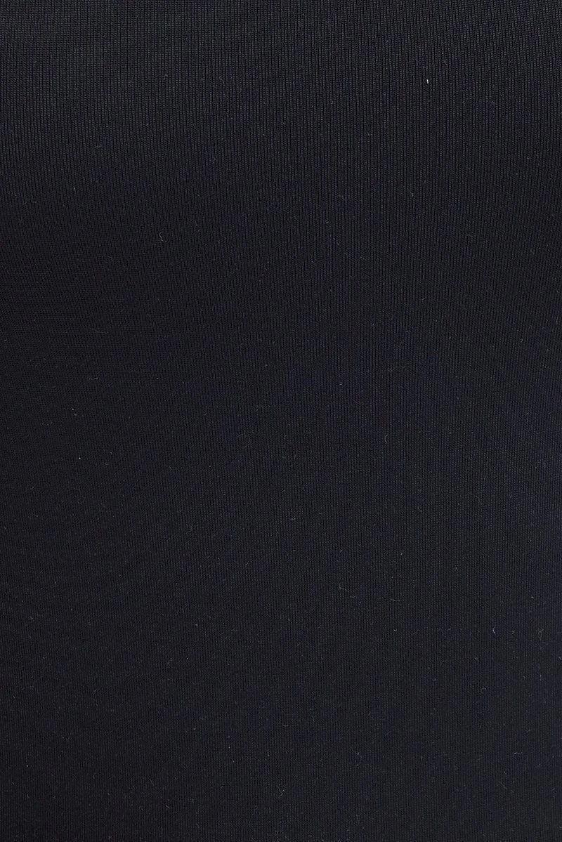 Black Supersoft Bodysuit Long Sleeve Offshoulder 8 Black Supersoft Bodysuit Long Sleeve Offshoulder - Image 6