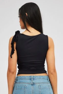 Black Supersoft Top -Women Clothing Shop jc1696 84wb black 5