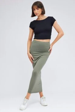 Black Supersoft Top Short Sleeve Backless -Women Clothing Shop jc1708 84wk black 3