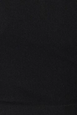 Black Seamless Top Short Sleeve -Women Clothing Shop jc1898 39w black 6