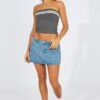 Grey Supersoft Bandeau Top