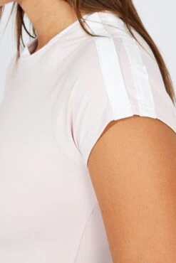 Pink Supersoft Top Short Sleeve Stripe -Women Clothing Shop jc1957 84wb pink 6