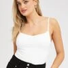 White Supersoft Bodysuit -Women Clothing Shop jc6702 84wb white 1
