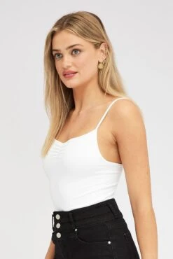 White Supersoft Bodysuit 11 White Supersoft Bodysuit -Women Clothing Shop jc6702 84wb white 4