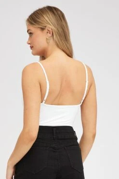 White Supersoft Bodysuit 12 White Supersoft Bodysuit -Women Clothing Shop jc6702 84wb white 5