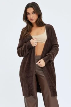 Women Clothing Shop -Women Clothing Shop kn1427 45j chocolate 2