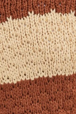 Beige Stripe Oversized Crop Cardigan 13 Beige Stripe Oversized Crop Cardigan -Women Clothing Shop kn1595 41jb stripe 6