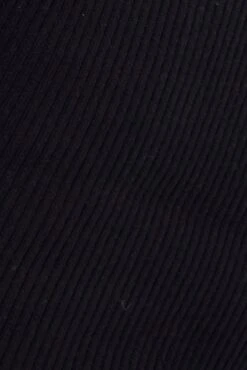 Black Collar Detail Cardigan -Women Clothing Shop kn1801 40j black 6